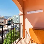Boliches Center Apartment Next To The Beach, Parking, Pool & Terrace
