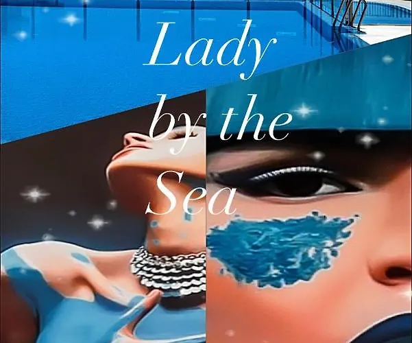 Blue Lady By The Sea