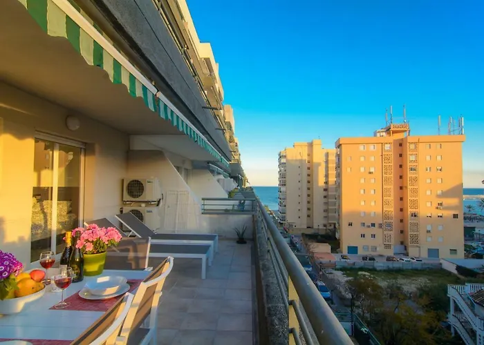 River Playa Beachfront Apartment, Large Terrace