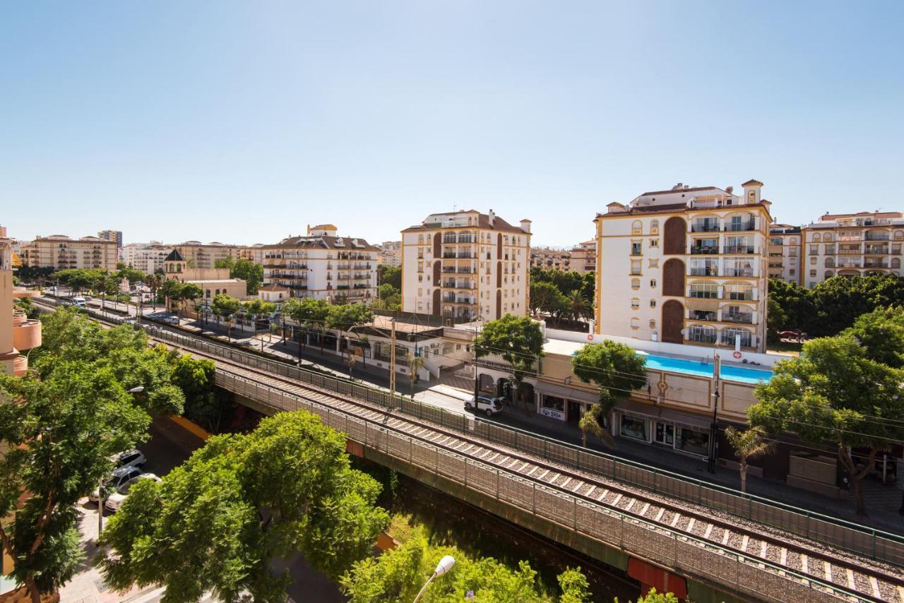 Boliches Center Next To The Beach, Parking, Pool & Terrace Apartment