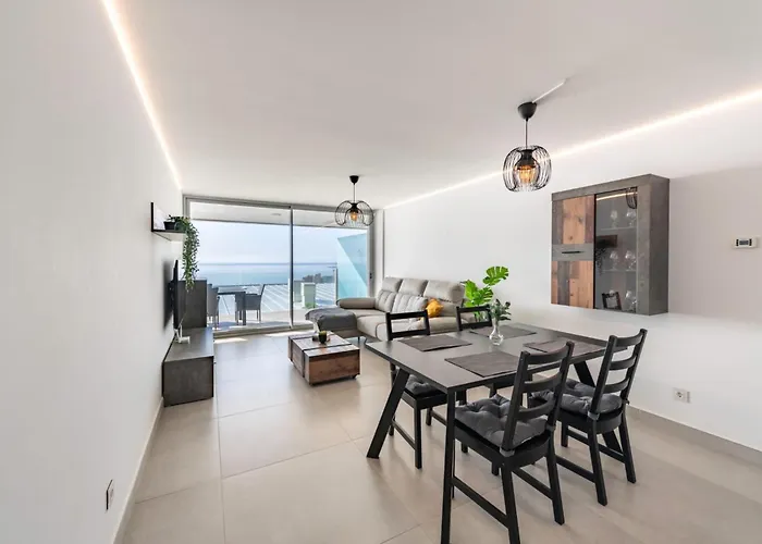 Serene Seaview Retreat In Higueron: 2Br Oasis