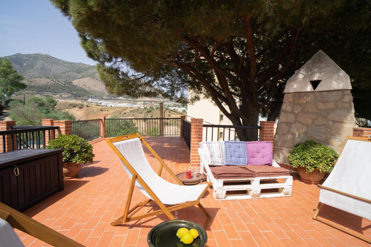 Casa Ancladero Big Rooftop Terrace, 2 Bedroom W Garden And View Fuengirola