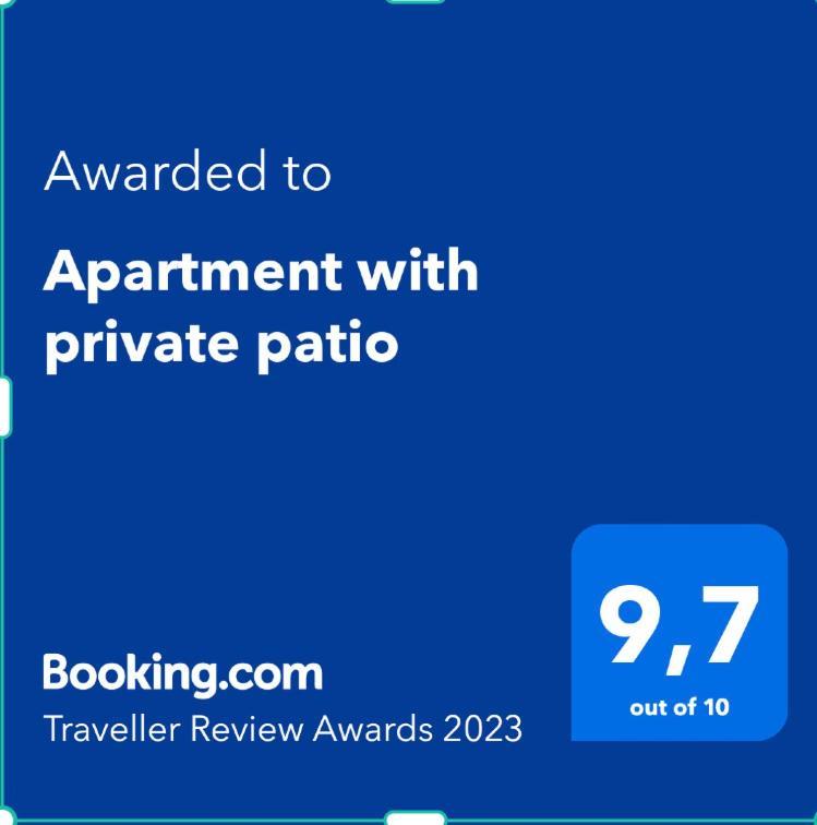 Apartment With Private Patio
