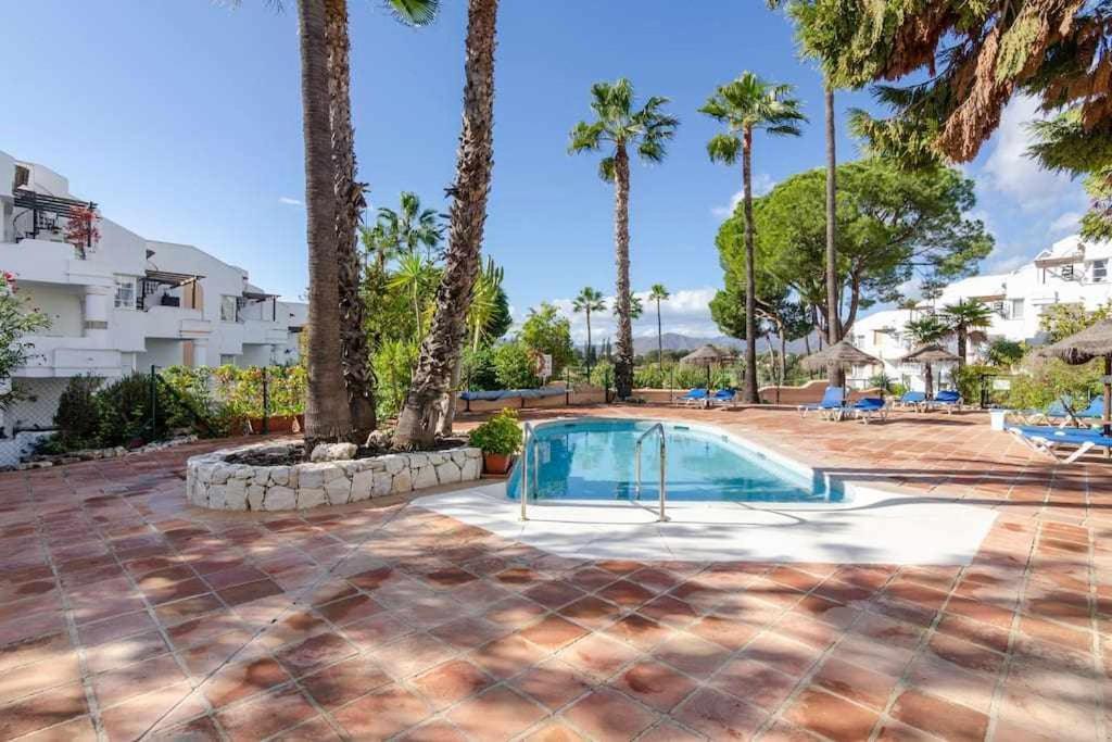 Gran Terraza Con Piscina Junto A Mijas Golf Apartment *