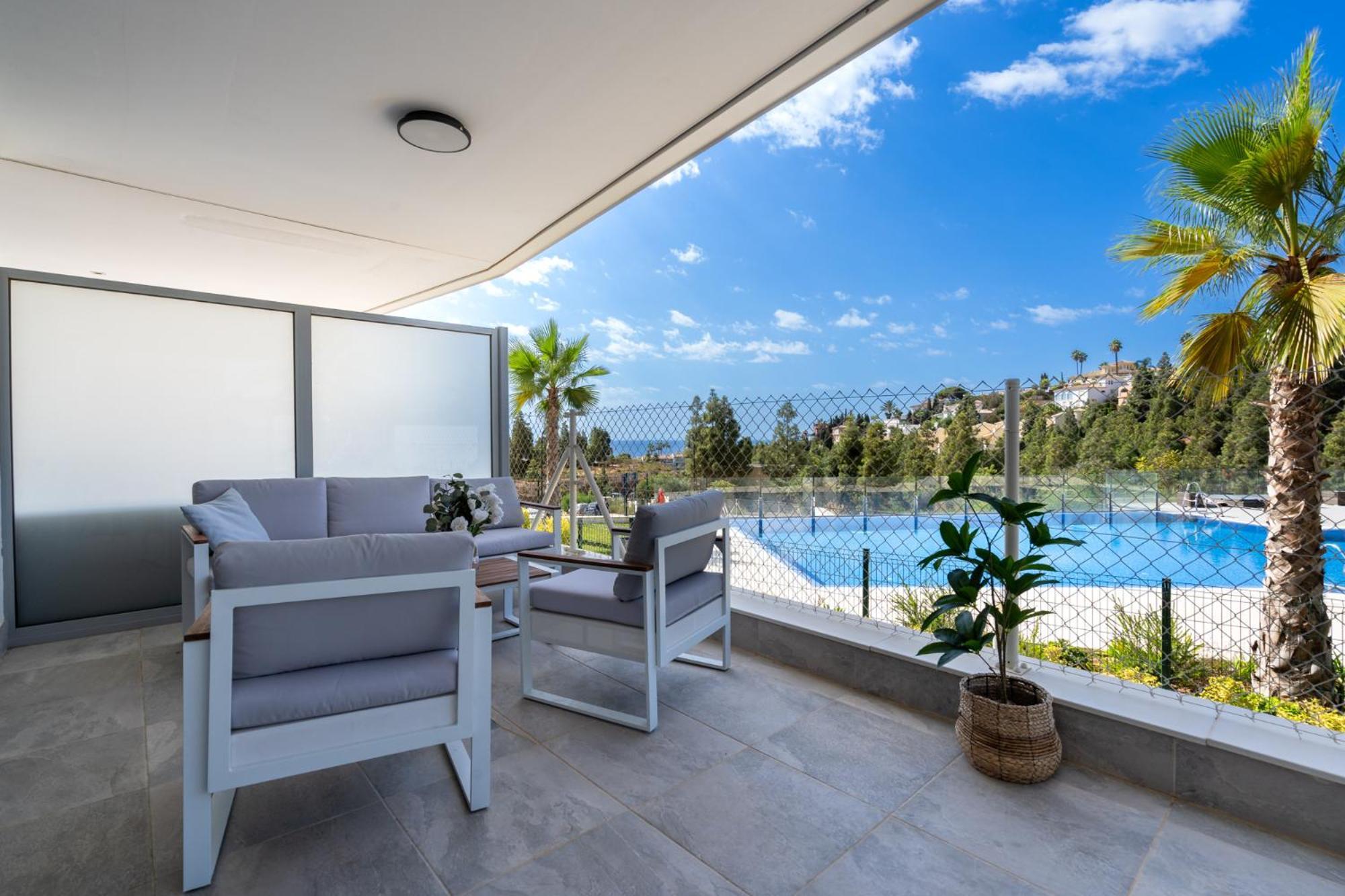 Modern Apartment With Sea And Poolview * Fuengirola
