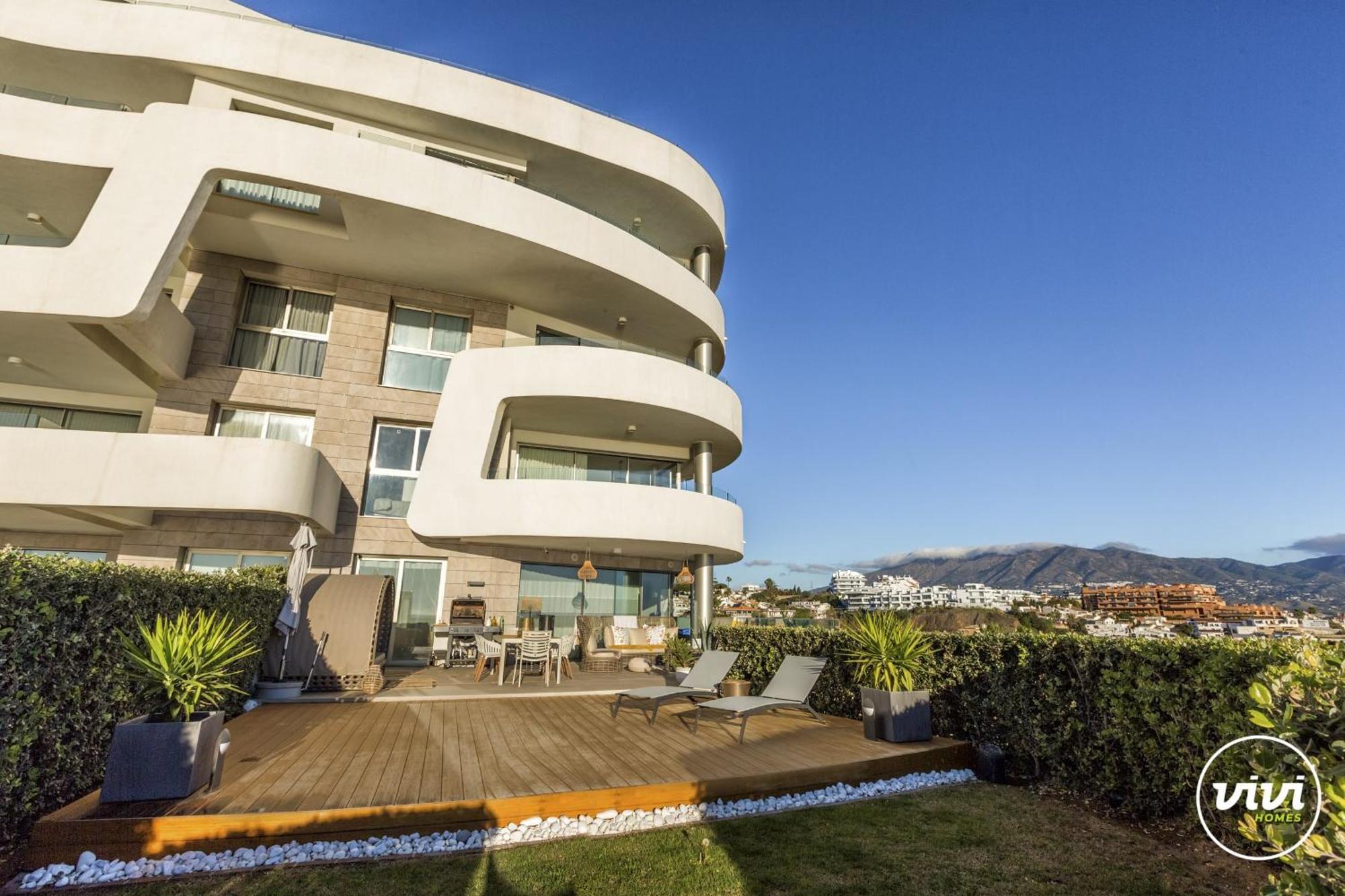 Apartment Vivi Homes - Buena Vista Pool, Sauna, Terrace, Gym & Sea View Fuengirola