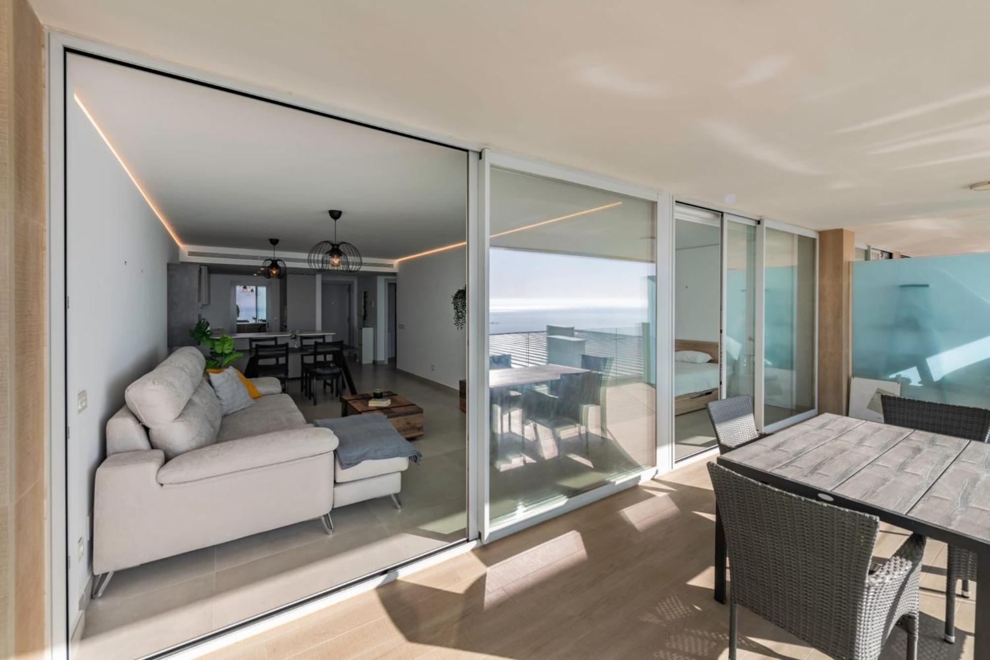 Serene Seaview Retreat In Higueron: 2br Oasis