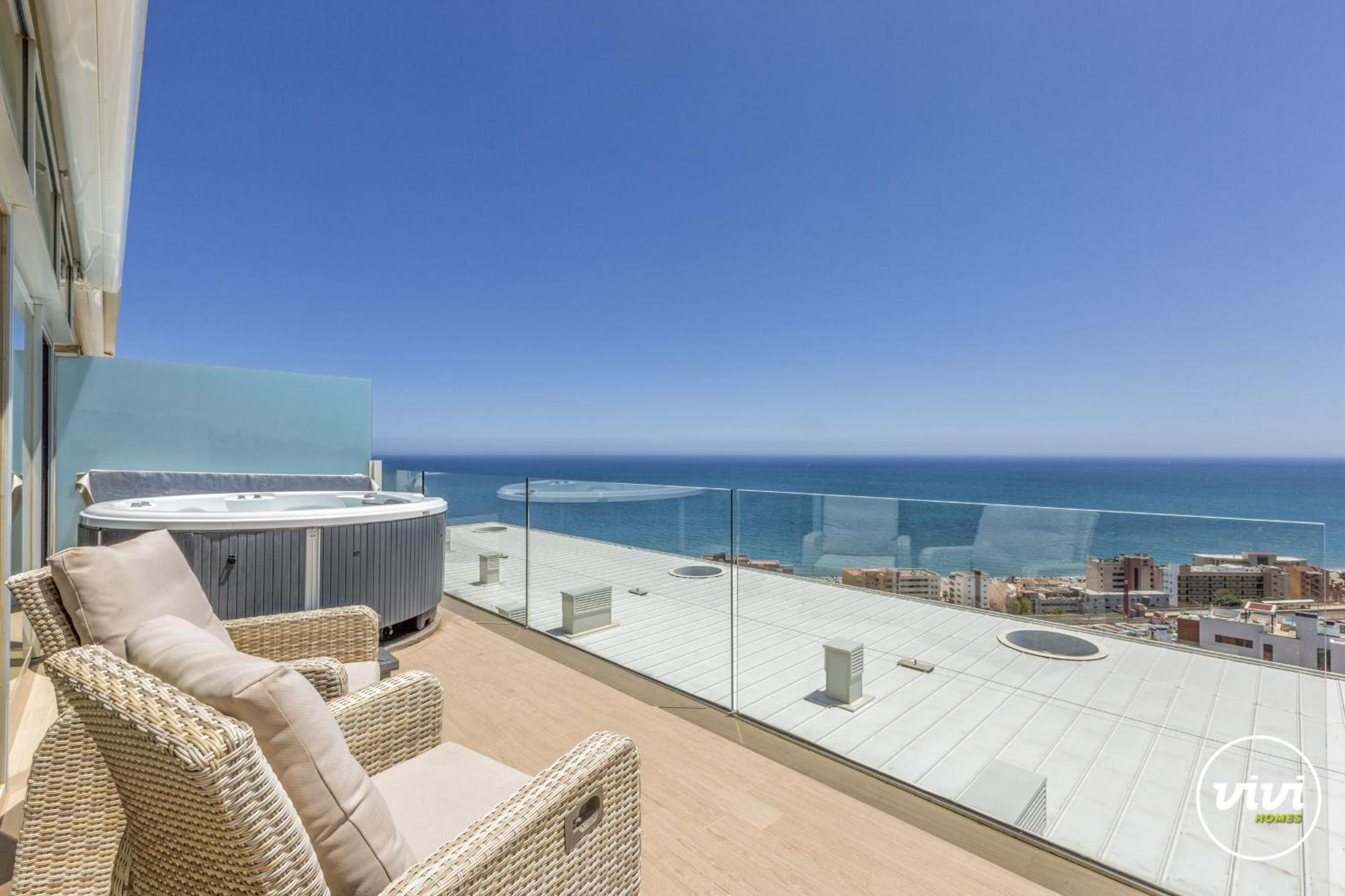 Apartamento Vivi Homes - Nova Pool, Terrace & Sea View Fuengirola
