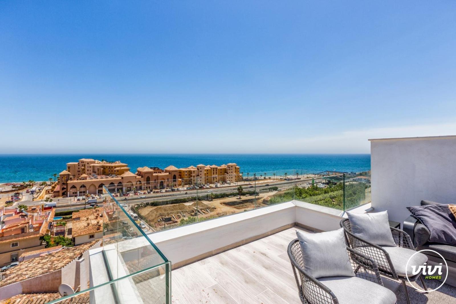 Сasa de vacaciones Vivi Homes -zumo Pool, Gym & Sea View Fuengirola