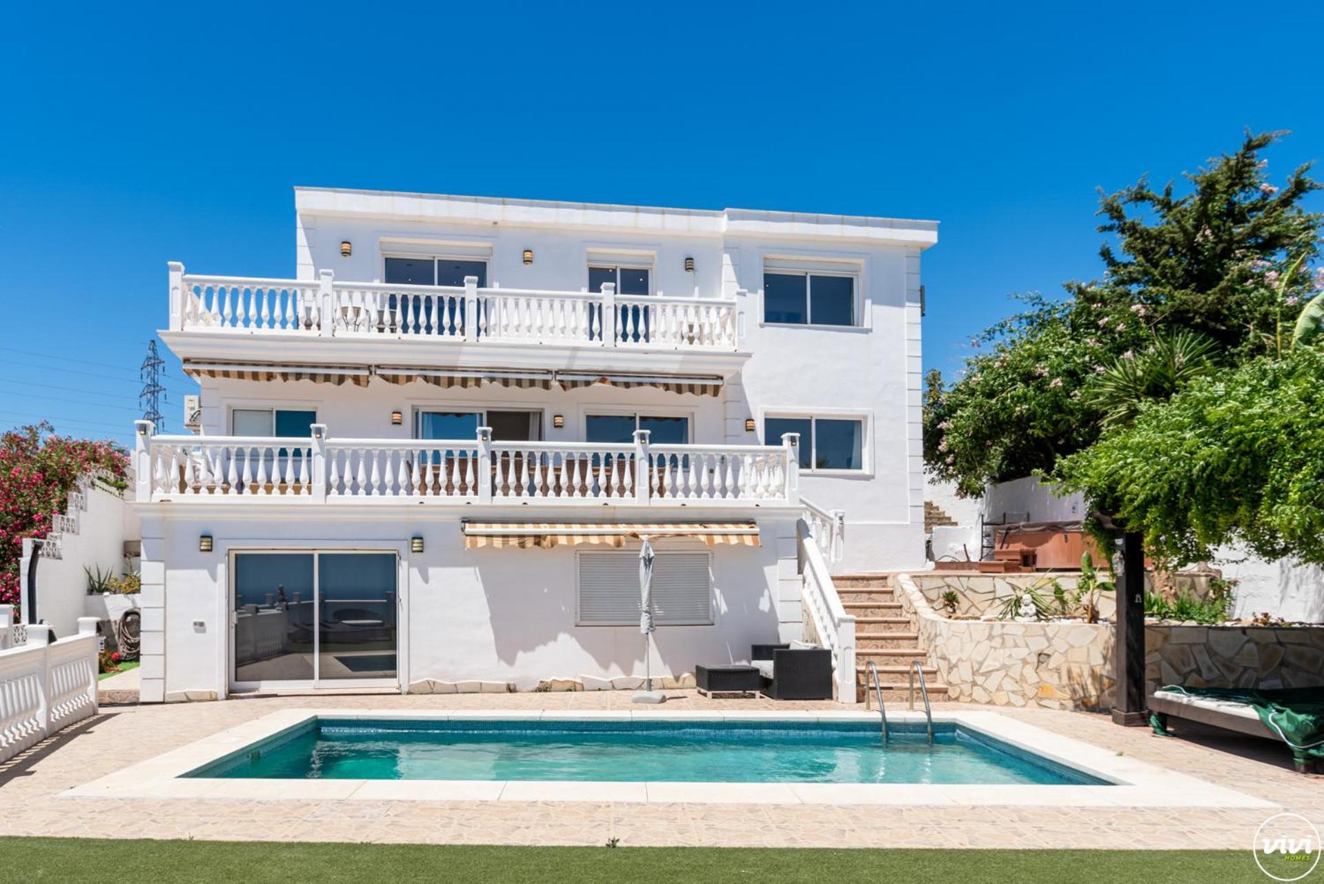 Villa De Haro - Garden, Terrace, Pool & Sea View Fuengirola