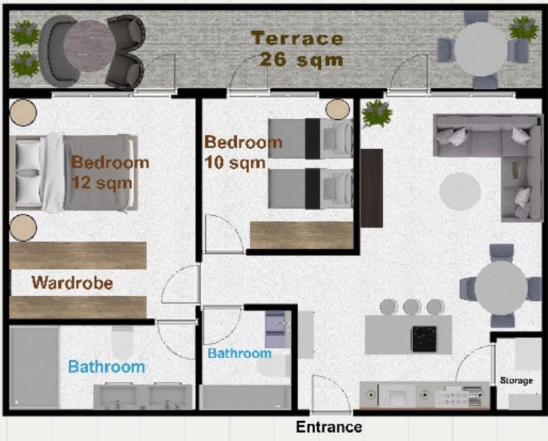 Apartment Jade Luxury In A Brand New Exclusive Complex With Mountain And Seaview, 100 Metres From Beach, Free Private Parking *