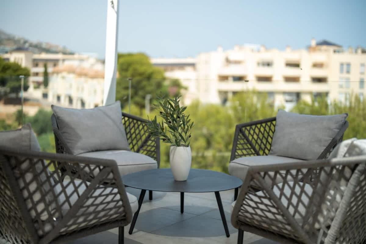 Palm - Incredible With 5 Rooms, Amazing Sea View And Private Pool Villa Fuengirola