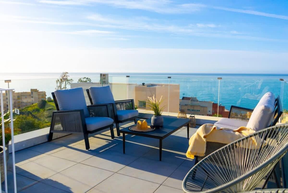 Palm - Incredible With 5 Rooms, Amazing Sea View And Private Pool Fuengirola