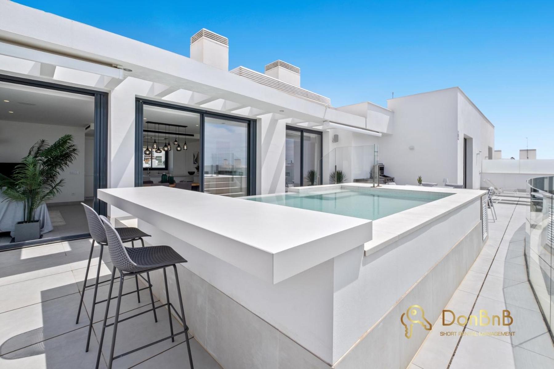 Penthouse With A Private Pool And Sea View In