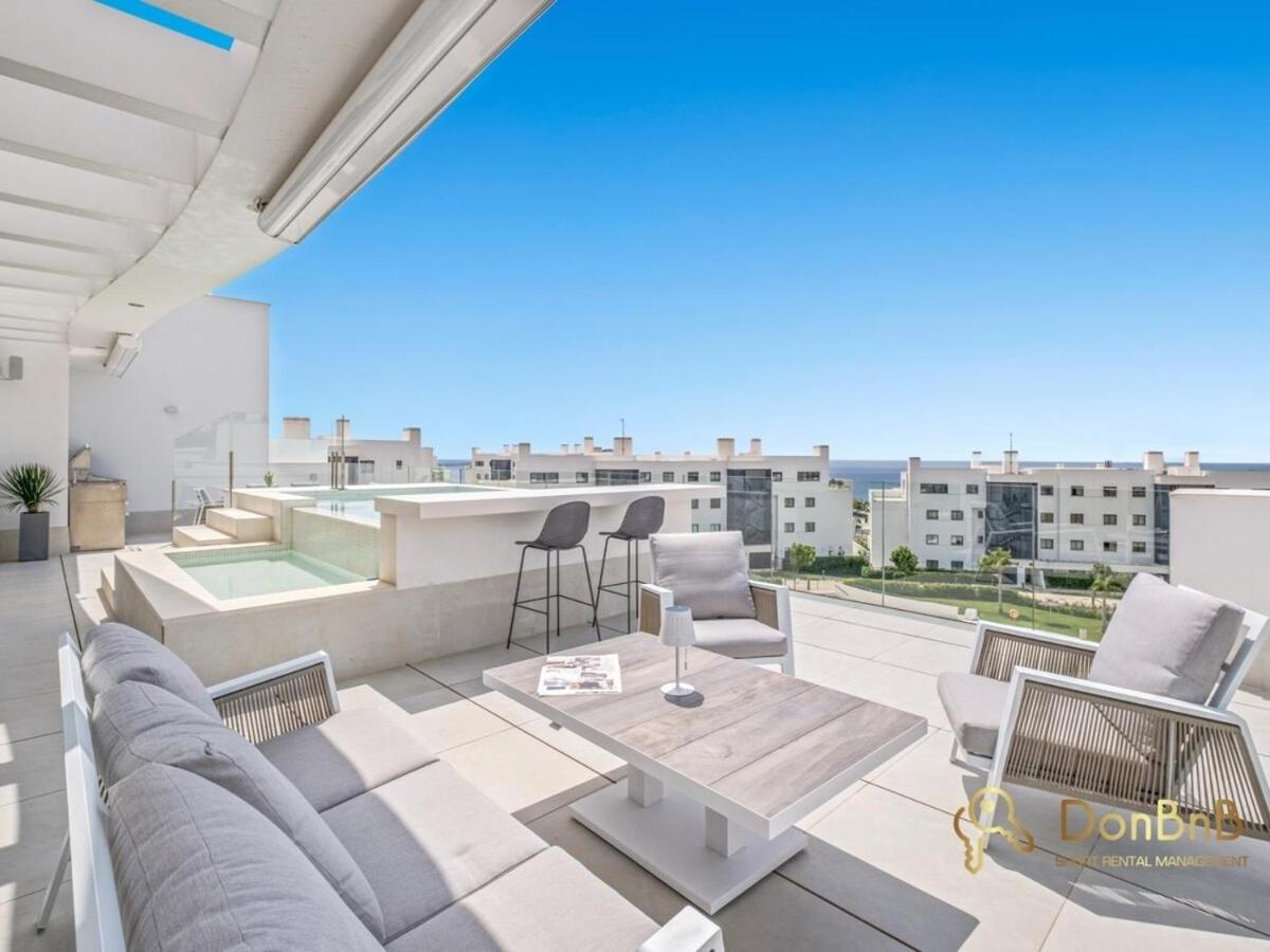 Penthouse With A Private Pool And Sea View In Apartment