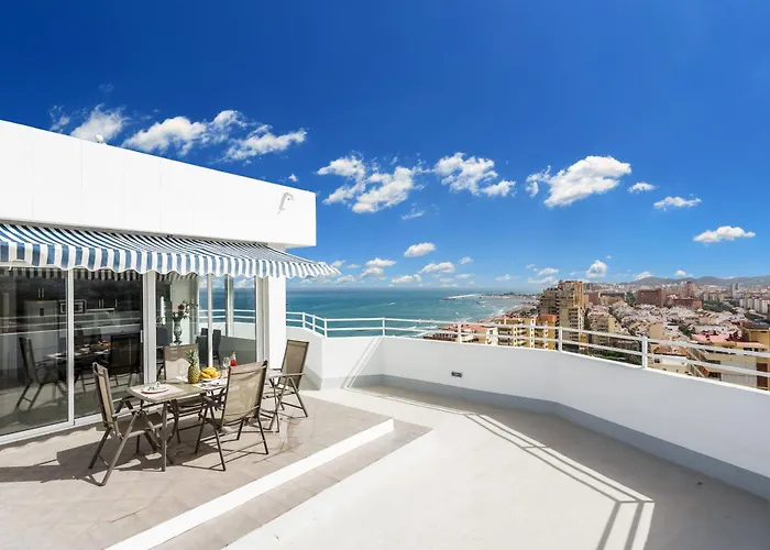 Impresionante Atico, Primera Liinea Playa, Vistas Al Mar, Piscina Comunitaria