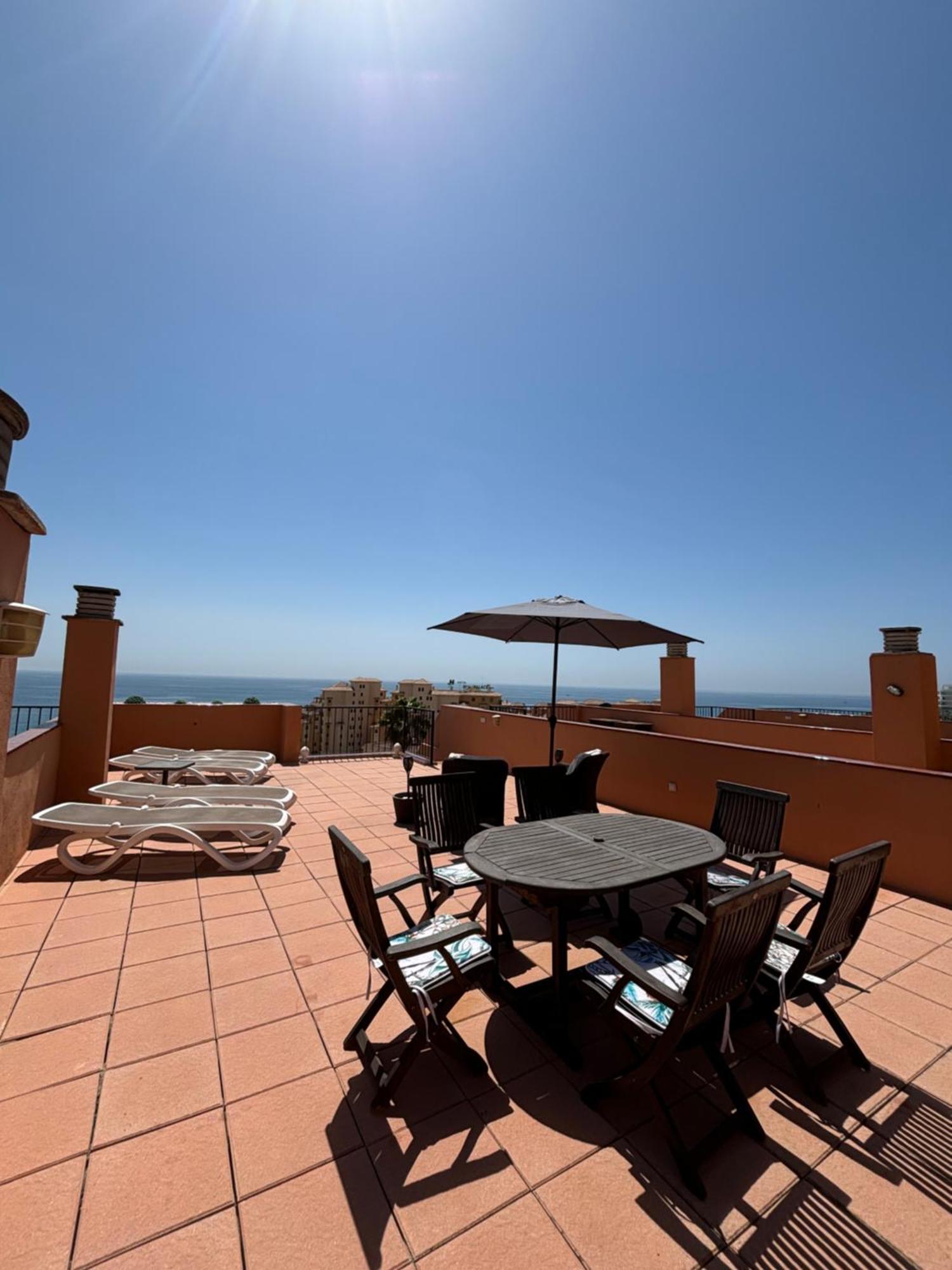Atico Con Vistas Al Mar Y Con Piscina Frente A Castillo Sohail